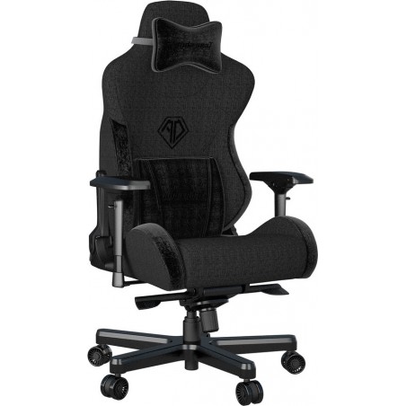 ANDA SEAT Gaming Chair T-PRO II Black FABRIC with Alcantara Strips
