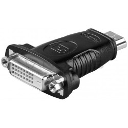 GOOBAY HDMI MALE (TYPE A) to DVI-D FEMALE ADAPTER DUAL-LINK (24+1 PIN)