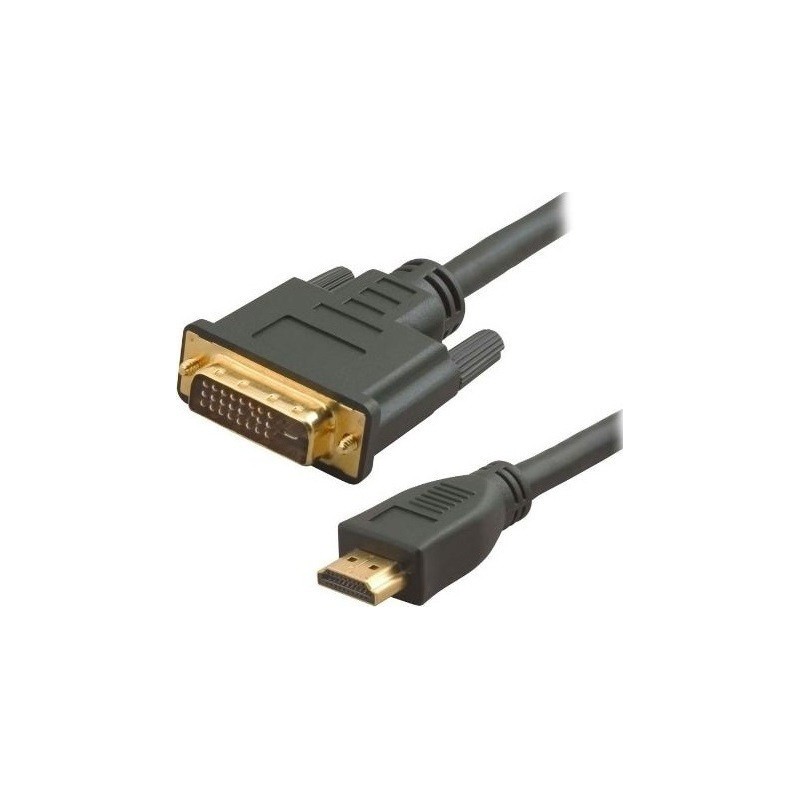 PT HDMI 19pin 1.4v COPPER M / DVI 24+1 DL M 2 X F