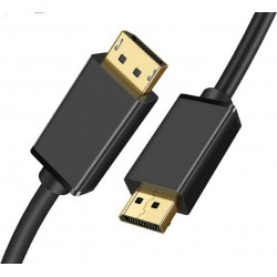 Powertech Cable DisplayPort male - DisplayPort male 5m Μαύρο