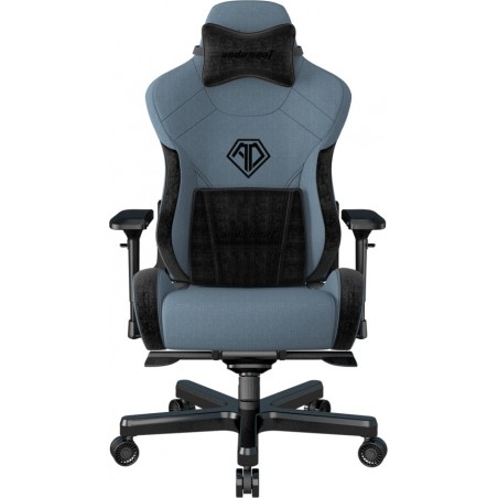 ANDA SEAT Gaming Chair T-PRO II Light Blue/ Black FABRIC with Alcantara Strips