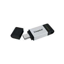 KINGSTON USB Stick Data Traveler DT80/256GB, USB 3.2 Type-C, Silver/Black